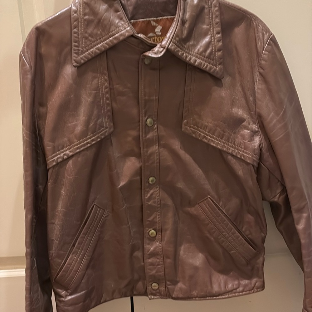 Startown leather vintage jacket 70’s